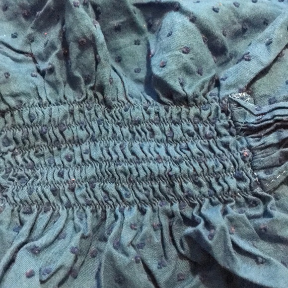 Blue blouse with belt - Picture 4 of 4